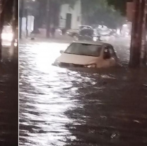 Lo que dejó la tormenta en Salta: autos varados y calles inundadas