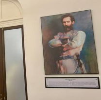 La figura de Martin Miguel de Güemes presente en la Casa Rosada