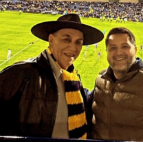 Jorge Rojas y el Chaqueño disfrutaron del triunfo de Boca Juniors antes de su show en salta