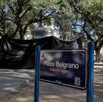 Realizan obras de puesta en valor del monumento al General Belgrano en el centro salteño