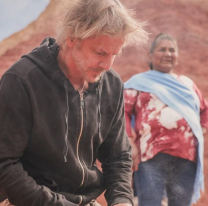 El reconocido actor Facundo Arana llegó al norte para vivir el convite a la Pachamama