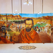 Inauguraron un mural dedicado a Martín Miguel de Güemes en Salta