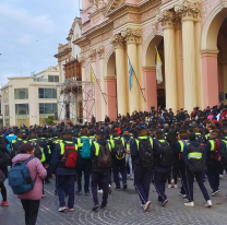 Más de 2500 policías peregrinos llegaron desde El Carril al encuentro del Señor y la Virgen del Milagro