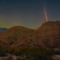 Fotógrafo argentino fue galardonado por la NASA por captura al "Cometa del Siglo" en Cafayate