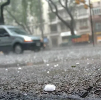 Tiempo en Salta: rige alerta naranja por caída de granizo en la ciudad