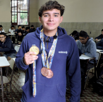 Joven salteño ganó la medalla de oro en los "Juegos de Natación de la Juventud Trasandina"