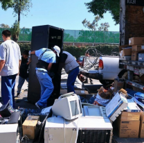 Realizarán una colecta de residuos electrónicos en el Parque San Martín