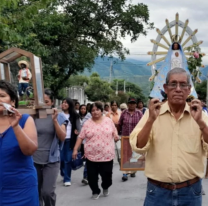 La imagen peregrina de la Virgen de Luján llegó a la Catedral Basílica de Salta