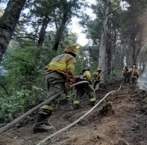 Continúa la cooperación de Salta en el combate de incendios forestales en Río Negro