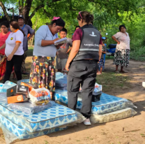 Realizan un gran despliegue de operativos de emergencia para asistir a familias afectadas en la provincia