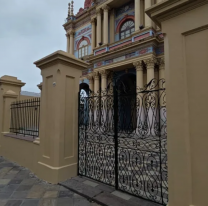 Finalizaron las tareas de puesta en valor del muro de la Iglesia de la Viña